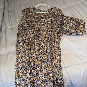 Floral pattern dress